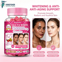 OEM ODM Glutathion 1.500.000mg Collageen Gummies voor huidelasticiteit, haar en nagels, veganistisch beauty supplement, bulkverpakking