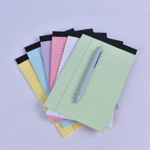 Lightweight Spiral <b>A5</b> Paper Notebook Planners Lined <b>Notepad</b> With Black Top Strip 50 Sheets Folded Leaflet Paper Notebook - Product Image 2