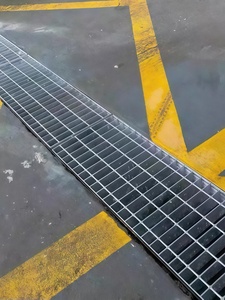 Grille en acier galvanisé à chaud certifiée CE, 20 ans d'expérience usine, Couvercle de caniveau sur mesure en gros, <span class=keywords><strong>Prix</strong></span> direct usine - Product Image 4