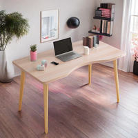 Bureau d'ordinateur rose de stockage ouvert de vente chaude pour le bureau à domicile d'esports de jeu ou l'utilisation de chambre à coucher