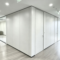 Cloison insonorisée mobile sur mesure, cloison amovible pour la division des espaces de bureau, utilisation en salle de réunion