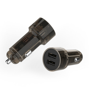 Adaptateur double port USB 3.1A <span class=keywords><strong>Chargeur</strong></span> rapide de haute qualité ABS + <span class=keywords><strong>PC</strong></span> 5V3A <span class=keywords><strong>Chargeur</strong></span> de voiture de sortie 15W pour téléphone portable - Product Image 4