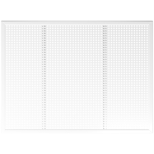 Bắc Âu <span class=keywords><strong>DIY</strong></span> kim loại Pegboard Wall Mount Organizer Rack hiển thị cho sơn móng tay đồ trang sức nhà để xe nhà bếp phòng khách đồ dùng lưu trữ - Product Image 6