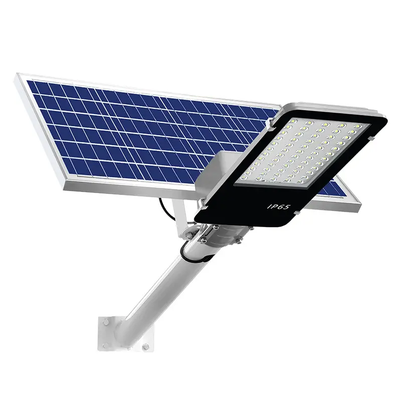 Lampione stradale solare da esterno sensore di movimento in alluminio 500 w1000w lampione solare a Led impermeabile