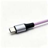 Cable de Carga Rápida USB-A a Tipo-C con Trenzado de Nailon para Auriculares de Computadora y Teléfonos Android - Togudu T-269 en Varios Colores