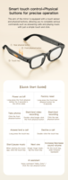 Lunettes Intelligentes VALDUS 2026 OEM avec Caméra, Lunettes de Soleil Intelligentes avec Enregistrement Vocal, Transfert WiFi, Appel Bluetooth, Lunettes Intelligentes VIS03