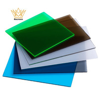 Plaque solide en polycarbonate transparent recyclable, panneau résistant aux UV et à la chaleur, pour serre agricole moderne