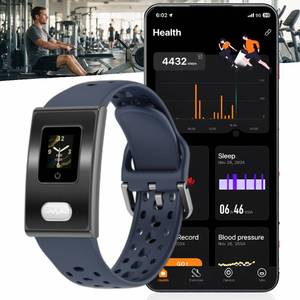 2026 ETQ 14 Screenless Fitness Tracker Mini Display Window TFT Display ECG Heart Rate Sp O 2 Blood Pressure Sleep Monitor IP 67