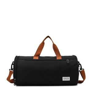 Casual Canvas Weekend Overnight Duffel <b>Bag</b> Portable Cylinder Travel Handbag Multi-purpose Sports Shoulder <b>Bag</b> For Men Women - Product Image 3