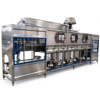 Machine de remplissage d'eau minérale de 5 gallons 100-2400 bph, ligne de production entièrement automatique pour petites bouteilles d'eau