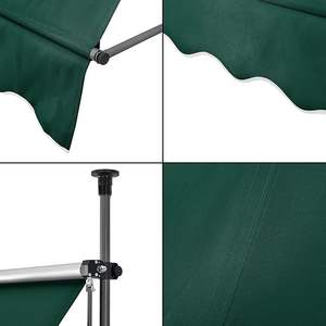 Toldo retráctil a prueba de lluvia Paquete de pedido por correo Toldo de balcón con manivela de mano Altura ajustable Toldo de protección solar Resistente a los rayos UV - Product Image 5