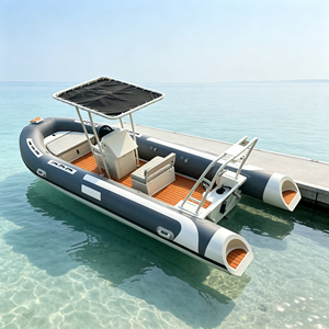 Bateau pneumatique semi-rigide portable en aluminium 540 avec quille gonflable haute pression pour tender <span class=keywords><strong>de</strong></span> yacht et sorties <span class=keywords><strong>de</strong></span> <span class=keywords><strong>plage</strong></span> – Vente directe usine - Product Image 4