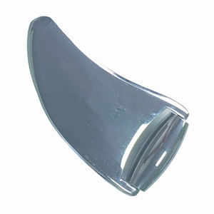 Rouleau facial en forme de corne de bélier en acier inoxydable et alliage de zinc - Product Image 4