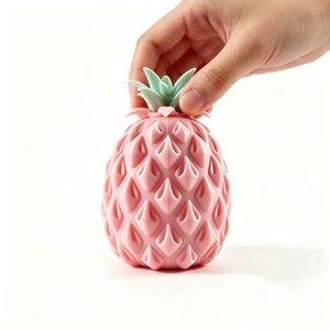 ของเล่นบีบสับปะรด TPR คุณภาพสูง ขายดี ของเล่นบีบคลายเครียดสำหรับเด็ก - Product Image 3