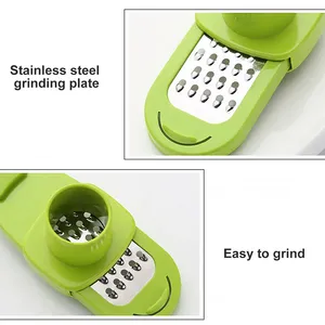 1PCS Garlic Crusher Press Multi-Functional Manual Ginger Garlic Grinding Grater Cutter Garlic Peeler Kitchen <b>Tools</b> - Product Image 3