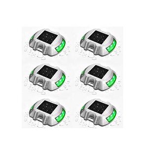8-Pack Dock solare esterno a energia solare luci vialetto impermeabile LED Wireless avviso passo illuminazione indicatore stradale - Product Image 4
