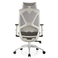 MING MENG Nouvelle Arrivée Chaise de Bureau Exécutive Moderne en Métal avec Maille, Confortable, Réglable, en Acier Inoxydable