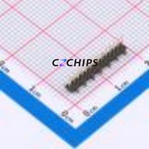 X1311WVS-14J-C40D42R1 Pin Header SMD,P=1.27mm,Horizontal Mount Connector ( Pin Structure: 1x14P )( Pitch: 1.27mm )( Row - Product Image 1