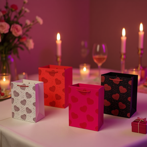 Sac cadeau en papier à thème romantique 44*31*12 Portable BOLSA REGALO pour fournitures promotionnelles <span class=keywords><strong>de</strong></span> fête - Product Image 3