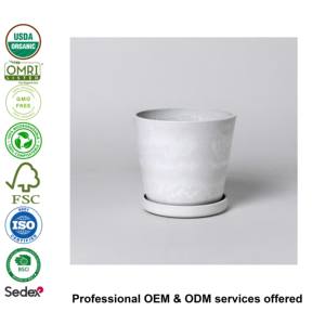 7 "แม่พิมพ์กระถางต้นไม้กลางแจ้งทรงเรี<span class=keywords><strong>ย</strong></span>วขนาดใหญ่สีเอิร์ธโทนพลาสติกรีไซเคิลแม่พิมพ์เป็นเอกลักษณ์สำหรับสวนของตกแต่งบ้าน - Product Image 2