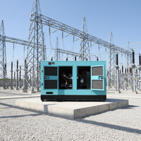 Groupe électrogène diesel super silencieux Hengfha 60 kVA 50 kW, triphasé, insonorisé, moteur Ricardo, ATS, usage industriel