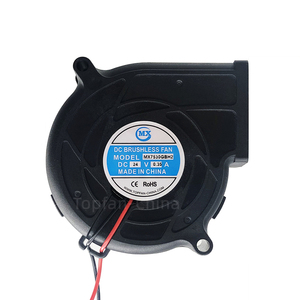DC Blower người hâm mộ 75X30Mm Im Lặng 5V <span class=keywords><strong>12V</strong></span> Động Cơ Không Chổi Than Cao Máy Thổi Khí Mini <span class=keywords><strong>Fan</strong></span> Cho Máy Lọc Không Khí 7530 - Product Image 5