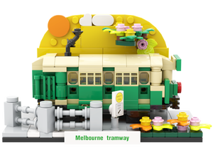 Blocchi da Costruzione Personalizzati dell'Attrazione di Melbourne, Souvenir Classico della <span class=keywords><strong>Tram</strong></span>, <span class=keywords><strong>Giocattolo</strong></span> MOC, Basso MOQ, Regalo Aziendale OEM, Spedizione Diretta dalla Fabbrica, Consegna Rapida - Product Image 2