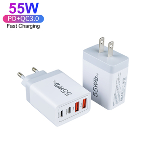Chargeur rapide 55W 4 ports avec prise AU Australie, double PD <span class=keywords><strong>20W</strong></span>, adaptateur secteur <span class=keywords><strong>USB</strong></span>-<span class=keywords><strong>C</strong></span>, chargeur mural <span class=keywords><strong>USB</strong></span> 2C2A pour <span class=keywords><strong>Apple</strong></span> iPhone 13 14 15 Pro - Product Image 2
