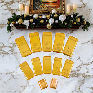 Decoración de Tiras Metálicas Doradas de 5 cm, Marca Starkey, 5 Piezas, Estilo Retro, Inscripción Original, Duraderas, Hechas a Mano, Novedad en Tendencia - Product Image 5