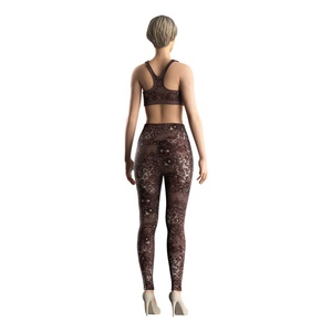 Nouvel arrivage : Ensemble de sport pour femmes de qualité supérieure, comprenant un débardeur de gym, un soutien-gorge de sport et un haut de yoga dos nu, pour le fitness, avec logo personnalisable. - Product Image 6