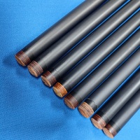 Queue de billard en fibre de carbone 1/2 pièce avec joint Uni-Loc, pointe de 13 mm, longueur de 57 pouces, prix de gros, en promotion