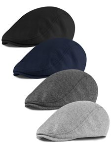 Mũ Bán Buôn Polyester Twill Newsboy <span class=keywords><strong>Cap</strong></span> Mũ Phẳng Gorras Unisex Người Lớn Sọc Người Đàn Ông Của Ivy <span class=keywords><strong>Cap</strong></span> - Product Image 3