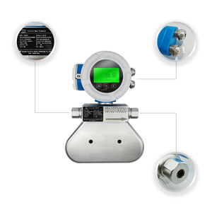 Enerji Taşıma İzlemede Su/Gaz/Yağ/Hava için Paslanmaz Çelikli Yüksek Stabilite Dijital Koriolis Kütle Akış Ölçer - Product Image 2