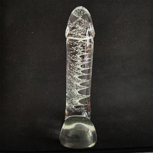 Leuke Realistische <span class=keywords><strong>Dildo</strong></span> Glas Levensechte Hard Masturbator Cock Penis Dikke Persoonlijke Zuignap Lichtgevende <span class=keywords><strong>Dildo</strong></span> Voor Vrouwen Genoegen - Product Image 3