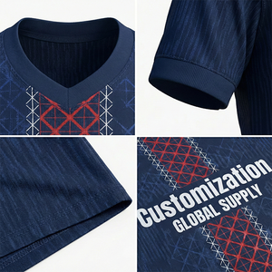 Camisetas <span class=keywords><strong>de</strong></span> Fútbol Personalizadas OEM ODM 2026, Camiseta <span class=keywords><strong>de</strong></span> Fútbol Sublimada del París <span class=keywords><strong>Saint</strong></span>-<span class=keywords><strong>Germain</strong></span> - Product Image 4