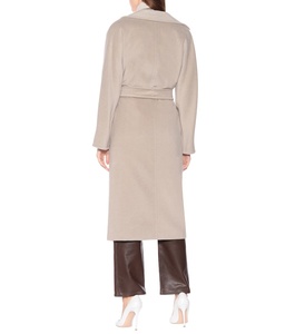 Cashmere <strong>Wool</strong> Overcoat Lady <strong>Belted</strong> Cardigan Winter Cashmere Long <strong>Coat</strong> - Product Image 3