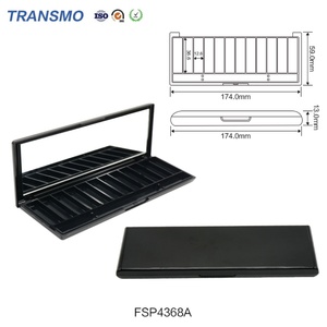 Paleta de Sombras de Ojos, Envase de Plástico Transparente para Paleta de Sombras de Ojos de Marca Privada, Contenedor de Rubor, Bandeja para Polvos - Product Image 2