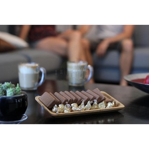 Plateau de service en bambou Mingjiang K826, nouveau style chinois pour la présentation des aliments - Product Image 2