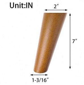 Custom Design High Quality Wooden Furniture Sofa Leg Cabinet Leg - Product Image 3