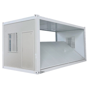 Prefab mở rộng gấp nhà nhanh chóng bê tông phẳng gói gấp ra lưu trữ container nhà có thể gập lại đơn vị di động văn phòng nhà - Product Image 6