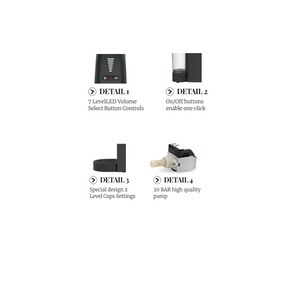 NES <span class=keywords><strong>Dolce</strong></span> <span class=keywords><strong>Gusto</strong></span> Portable English 1400 Máquina de café espresso eléctrica Programable Nano <span class=keywords><strong>Cafetera</strong></span> ESPRESSO Coffee Pods Hogar - Product Image 5