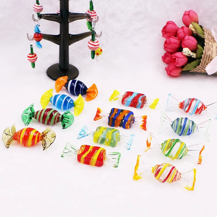 Lampwork Glass Kẹo Đồ Trang Trí Bộ Sưu Tập