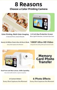Cámara Digital para Niños Jumon, Impresión Instantánea de Fotos, 1080P HD con Grabador de Video, Mini Impresora Térmica a Color, Educativa - Product Image 5