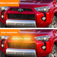 Nouveau lot de 4 feux de jour LED jaunes pour calandre et pare-chocs avant de voiture, pour véhicules tout-terrain Bronco