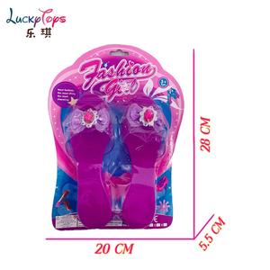 फैक्टरी थोक मूल्य सिमुलेशन राजकुमारी उच्च हीहील्स प्लास्टिक प्ले रोल गेम बच्चों के लिए क्रिस्टल जूते खिलौने - Product Image 6