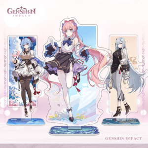 Venta al por mayor personalizable genshin impacto acrílico soportes genshin impacto personajes figura acrílico adorno decorativo - Product Image 1