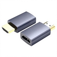 8K 60Hz 4K 120Hz HDTV Dummy Plug Male to Female Aluminium Alloy Virtual Display Adapter EDID Display Emulator Headless Ghost
