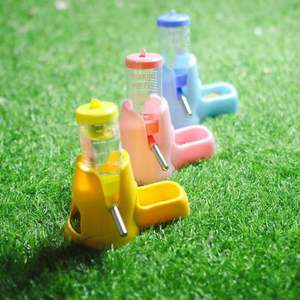 Bebedero Colgante 3 en 1 para Hámster, Dispensador Automático de Agua para Mascotas con Base para Hámster Enano, Ratón, Rata, Erizo, 80 ml - Product Image 5