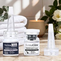 Sérum Professionnel 50000ppm pour la Croissance Capillaire, Booster de Cuir Chevelu à base d'Exosomes Végétaux et de Spicules d'Algues Spongilla, pour le Renforcement des Follicules et la Microneedling
