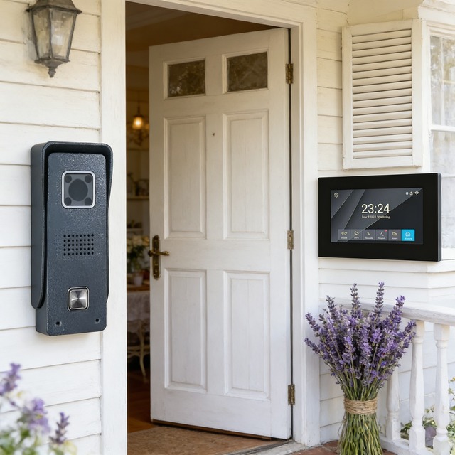 Video Doorbell Intercom System RFID Visual Door Bell 1080P Wifi Smart Tuya Ip Video Doorbell With 7 Inch Monitor